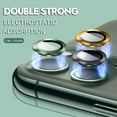 Anvazise 2/3Pcs Phone Rear Camera Lens Ring Circle Cover Protector for
