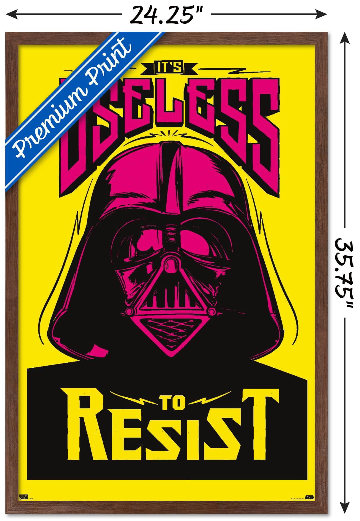 Star Wars: Saga - Useless to Resist Wall Poster, 22.375" x 34", Framed