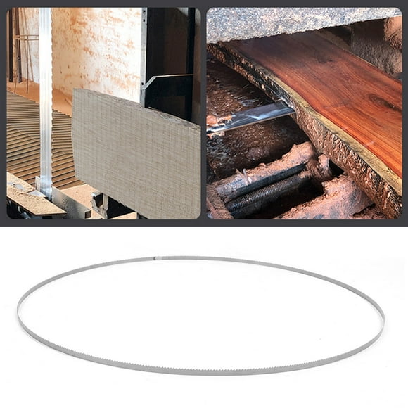 Greensen Metal Bandsaw Blade,1400 Band Saw Blade 6.35mm‑10Teeth Portable SK5 Carbon Spring Steel Woodworking Meat Cutting,Machine Bandsaw Blade