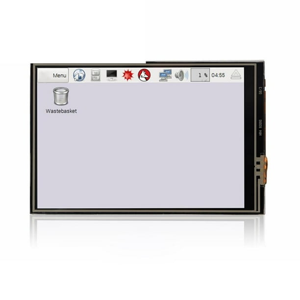 Carcasa de ABS con pantalla táctil Pantalla LCD compatible con HDMI de 3,5 pulgadas + para Raspberry Pi 3B+/3B/2B