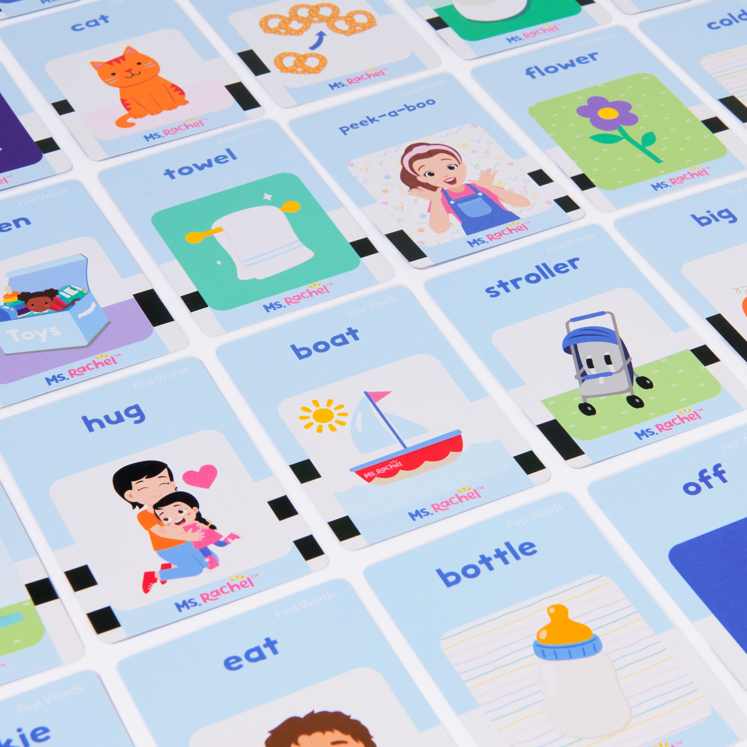 Ms. Rachel, Cartes flash et lecteur électronique First Words officiels, 100 mots, jouets éducatifs et jouets pour tout-petits pour filles et garçons de 1 à plus de 2 ans Ms. Rachel, Cartes flash et lecteur électronique First Words officiels, 100 mots, jouets éducatifs et jouets pour tout-petits pour filles et garçons de 1 à plus de 2 ans
