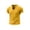 I9-Yellow, variant on Homeyce Men's Raw Edge Cotton Linen Short Sleeve Shirts Distressed V Neck Summer Vintage Tee Tops,Black 2XL