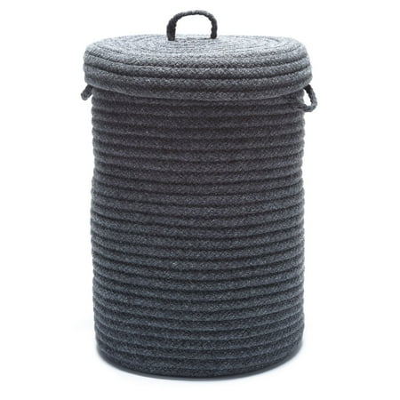 Tea Hamper - Colonial Mills Wool Blend Lidded Hamper