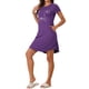 thumbnail image 4 of INSPIRAR CHIC Camisones de Mujer Camisetas de Noche con Impresión de Gatos Vestido de Sueño de Manga Corta Nochegowns M Púrpura, 4 of 5