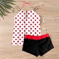 thumbnail image 6 of FDGIU ‌‌‌‌‌‌Women's Blouson Tankini Top Loose Fit Modest Swim Top Comfortable Banded Bottom Bathing Suit Top for Beach Pool Summer Outfits, 6 of 6