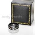 thumbnail image 2 of Jewelry Avalanche Black Tungsten Carbide Ring, EKG Heartbeat Inlay Mens Comfort Fit Band 8MM, 2 of 4