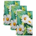 thumbnail image 2 of Spring Daisy Kitchen Towels Set of 3, Flowers Country Leaves Watercolor Plants Absorbent Dish Towels for Kitchen, Microfiber Hand Towel, Quick Drying Tea Towel for Cleaning Decorative Dishcloths, 2 of 7