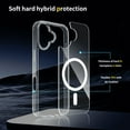 thumbnail image 3 of Apple iPhone 16 Plus Case, Clear Case, Shockproof, Compatible With MagSafe, 3 of 8