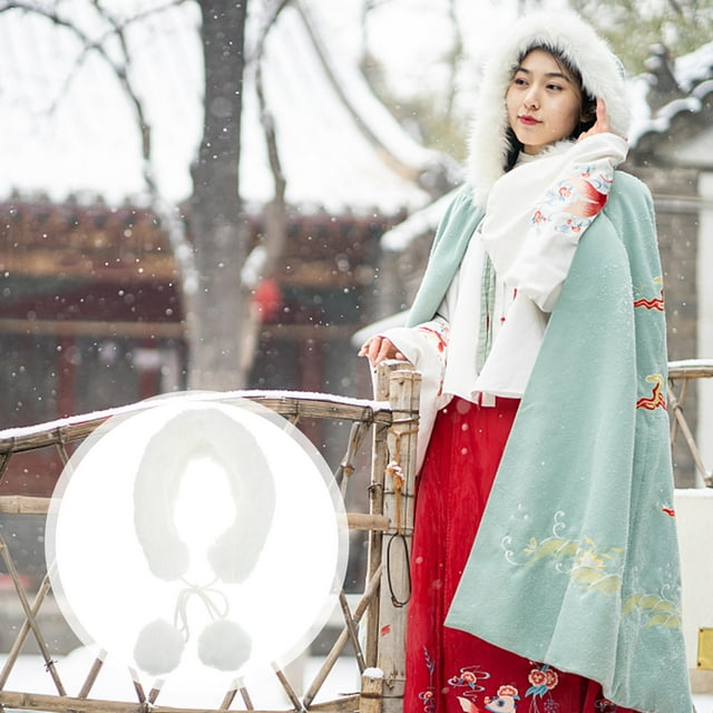 BESTYASH 1Ud Cuello De Estilo Hanfu Para Uso En Eventos Y Abrigo