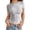 Grey, variant on Summer Tops for Women Crew Neck Solid Color Short Sleeve T Shirts Loose Fit Baggy Work Tees Oversized Soft Casual Y2K Streetwear Light Pink XL