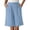 r-1466Blue355, variant on Womens Shorts Casual Summer Knee Length Shorts Comfortable Straight Leg Homewear Lightweight Relaxed Fit For Daily Wear Fashionable Solid Color Bottoms