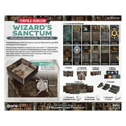 Gale Force 9: Tenfold Dungeon - Wizards Sanctum - Modular Roleplaying Terrain Set, Box To Table, 1 Grids, 12 Illustrated Rooms, RPG-Dungeon Crawling