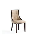 thumbnail image 4 of Manhattan Comfort Fifth 18.5" Faux Leather Dining Chair in Tan (Set of 2), 4 of 4