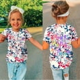 thumbnail image 3 of Ketyyh-chn99 Summer Outfits for Girls Teen Girl Gifts Super Soft Short Sleeve T-Shirts for Toddler To Big Girl White,7-8 Years, 3 of 5