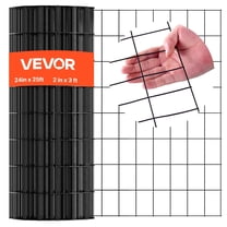 VEVOR Hardware Cloth 24 in x 25 ft, 2 x 3 in Mesh 16 Gauge Galvanized Wire Mesh Roll, Weather-Resistant Vinyl Coated Chicken Wire Fencing, Heavy Duty Welded Garden Plant Fencing for Rabbit Cage Snake