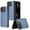 Blue, variant on Allytechgroup Carbon Fiber Case for Google Pixel 9 Pro Fold, Slim Fit Shockproof Drop Protective Minimalist Bumper Rugged Phone Case for Women Men, Coffee