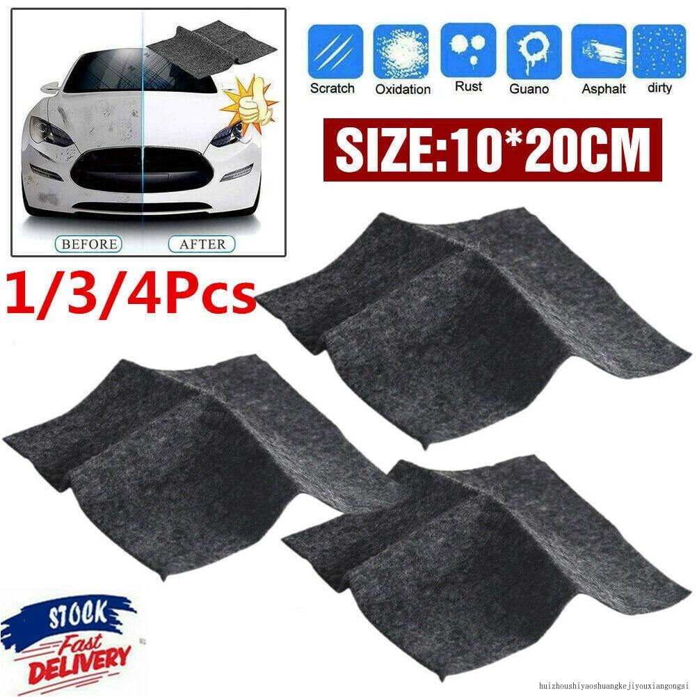4X NANO SPARKLE CLOTH FOR CAR SCRATCHES NANO MAGIC CLOTH SCRATCH