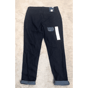 BANDOLINO Women's Denim Felicia Roll Cuff Slim Leg Pants (Rinse Wash, 4)