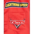 thumbnail image 6 of Disney Cars Big Boys' Short Sleeve Button-Down Shirt Red McQueen Black, 6 of 6