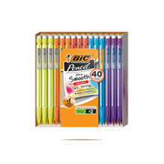 BIC Xtra-Smooth Mechanical Pencils with Erasers, 40-Count