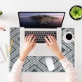thumbnail image 2 of Sussexhome Large Mouse Pad for Desk - Cotton Mousepad for Desktop, Table, Office Desk Pad - Thin, Light, Portable Laptop Mat for Computer Mice - Machine Washable, Non-Slip, Foldable - 18" x 24", 2 of 8