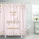 thumbnail image 1 of ABPHQTO Sleep She Leaves Little Sparkle Sleeping Inspiration Cortina de ducha dorada 150x180 cm, 1 of 1