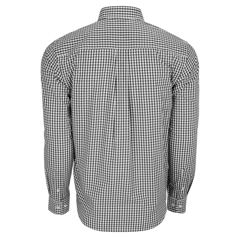 Easy-Care Gingham Check Shirt - Walmart.com