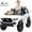 White, variant on Accreate officially Licensed Toyota Tacoma 12V Kids Ride On Car, Kids Electric Vehicles with Parent Remote Control Spring Suspension Safety Belt, Soft Start, Led Headlight, Age for 37-96 Months(Red)