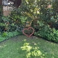 thumbnail image 2 of KCAHPAN Decorative Rusted Heart Statue Stake for Porch and Garden Parterre Use, 2 of 11
