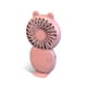 thumbnail image 3 of Ventiladores pequeños Ventiladores Carga USB Enfriamiento lindo Potente con máquina de potencia fuerte Paquete en caja Paquete en caja para persona Viaje Trabajo gato rosa Methold HA012739-02B, 3 of 7