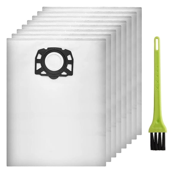Reemplazo de robots de barrido Paquete de 8 bolsas de filtro para aspiradora Karcher Wd4 Wd5 Wd6 Mv4 Mv5 Mv6
