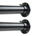 thumbnail image 3 of 1.5" Adjustable Closet Rod 28-48 inch and Socket Set - Black, 3 of 3
