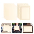 thumbnail image 1 of SHOWERORO Papier à Certificats Inscriptible 10 Pcs Beige pour Récompenses de Classe et Certificats de Remerciement, 1 of 8