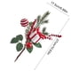 thumbnail image 3 of xihome Ramas navideñas artificiales de PVC con bayas rojas para decoracin festiva de mesas y centros de mesa navideños, 3 of 6