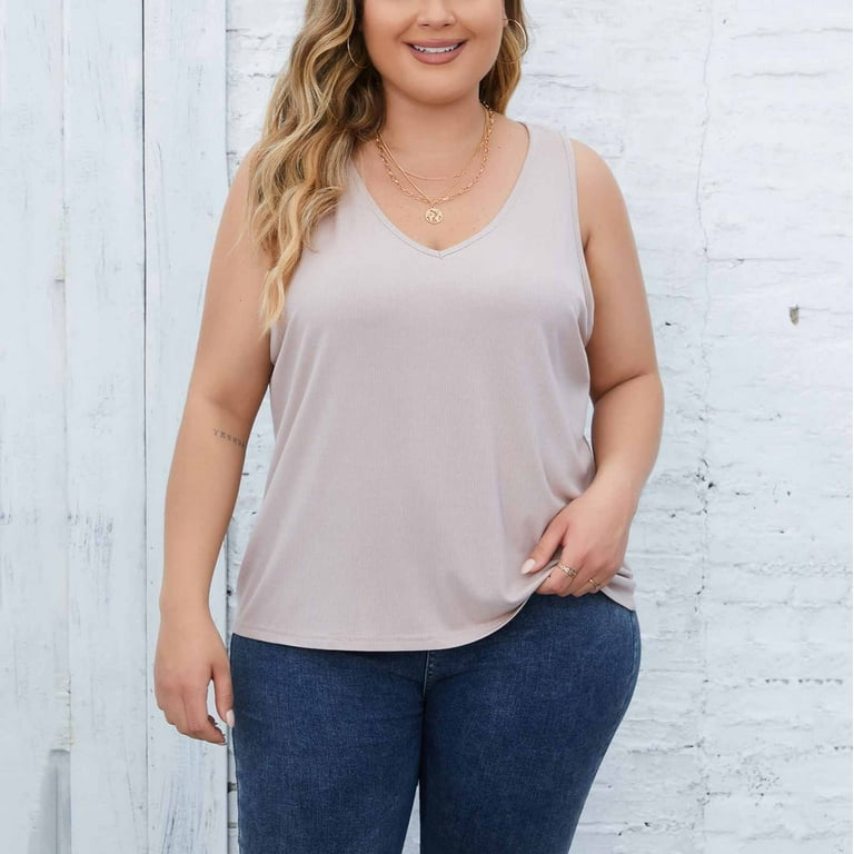 Plus size yoga tank online
