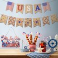 thumbnail image 7 of Independence Day Party Decorative Supplies Linen Swallowtail Banner With Jute Rope Veterans Memorial Banner, 7Th Of July Patriotic Party Decorations For Home Porch Yard Indoor, 7 of 7