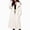 White, variant on Women's Faux Fur Coat Shawl Collar Long Sleeve Maxi Length Single Button Warm Winter Jacket with Pockets Elegant Casual Fluffy Outerwear Yellow