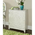thumbnail image 4 of Pemberly Row Armoire d'Appoint de Rangement en Bois Vieilli Blanc Cassé Fumé, 4 of 17