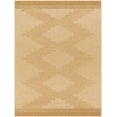 thumbnail image 2 of Hauteloom Colum Living Room, Bedroom Patio Outdoor Area Rug - Farmhouse - Straw, Dark Brown, Dark Beige - 2' x 2'11", 2 of 7