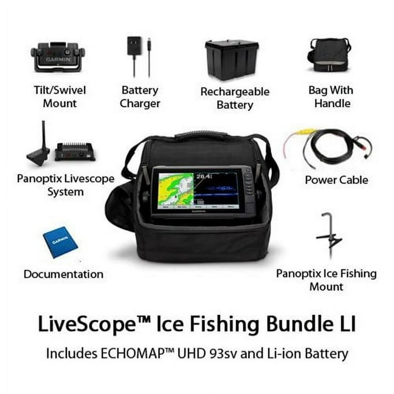 Garmin LiveScope Ice Fishing Bundle LI for US (010-02342-20)