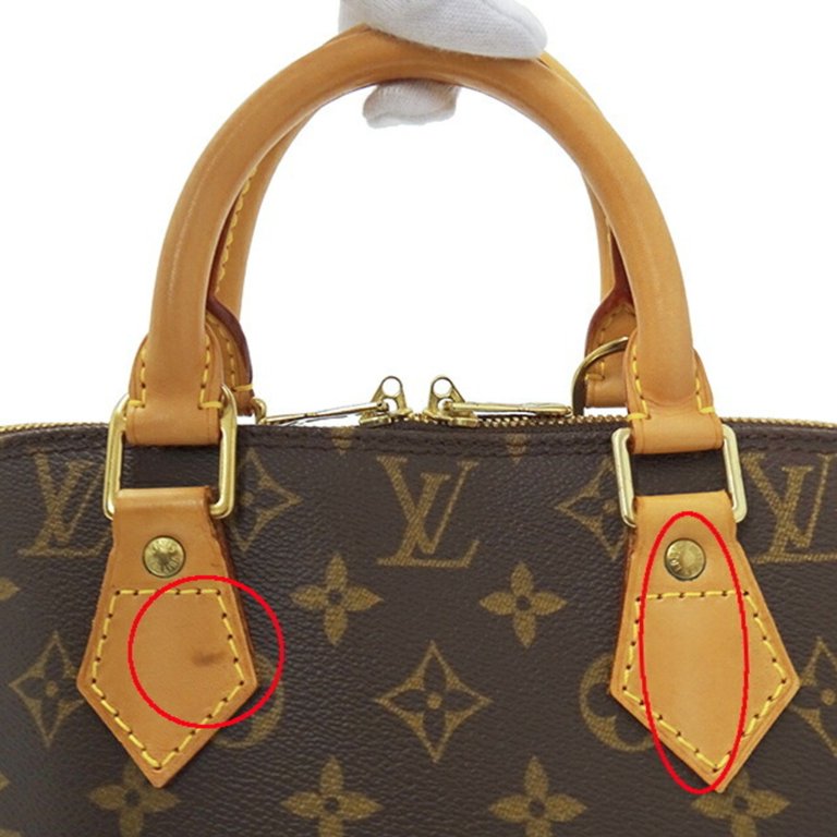 Pre Owned Louis Vuitton LOUIS VUITTON Bag Monogram Ladies Handbag Alma Brown M51130 Fair Walmart