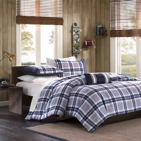 mizone elliot comforter set blu mizone elliot comforter set blu