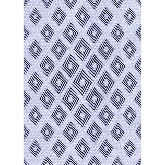 Ahgly Company Machine Washable Indoor Rectangle Transitional Lavender Blue Area Rugs, 8' x 12'