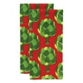 thumbnail image 2 of T-fal Print Fiber Reactive Kitchen Towel, Two Pack, Artichokes, 2 of 6