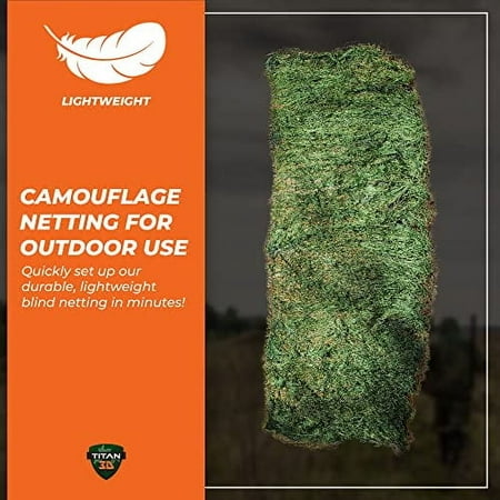 Ghillie Turkey Blind Cover - Hunting Accessories - Camouflage Netting - Deer Hunting Accessories Outdoor Blinds - Camo Netting - Deer Hunting Blind Cover - Bow Hunting Accessories