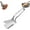 1 Pc Silver, variant on Cedar and Ash Cooking Spoon 2-Pack, Multifunction Spoonula Set with Wood Handle, Safe for Nonstick Cookware, Ideal for Stirring, Mixing, Flipping, Serving (Black)