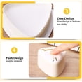 thumbnail image 3 of Triángulo de molde Onigiri, 2 piezas para hacer moldes de bolas de arroz, molde triangular para sushi para Bento o comida japonesa en caja Bento para niños (Beige) Fason JQWJ041, 3 of 7