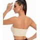 thumbnail image 4 of Sujetador bandeau sin tirantes y sin aros para mujer, sujetador tipo bralette con relleno, sujetador de tubo sin costuras con tirantes transparentes, 4 of 5