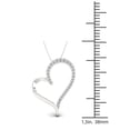 thumbnail image 3 of 1/6ct TDW Diamond Sterling Silver Heart Necklace, 3 of 3