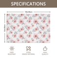 thumbnail image 3 of Placemat, Pioneer Flower Floral Print Pattern Place Mats Table Mat Set Of 2, PVC Washable Placemats for Party Kitchen Dining Decoration, 18x12 Inch, Fade Resistant, 3 of 6